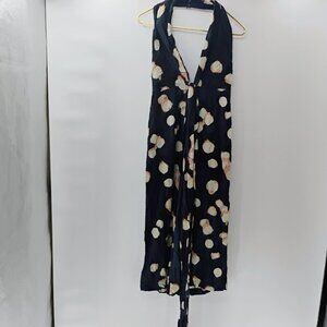 Animale by Jacques Ruc Women's Jumpsuit White And Blue Size 40